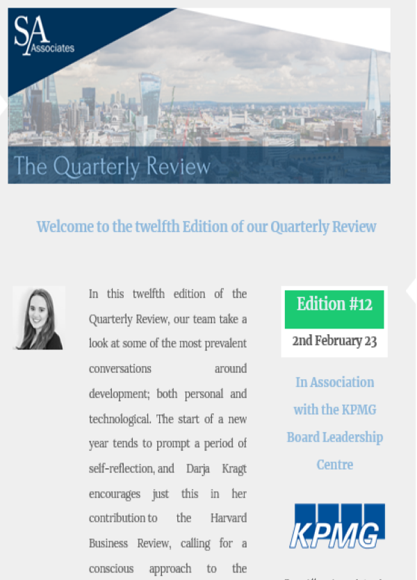 The Quarterly Review, February 2023
